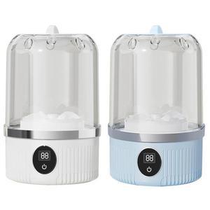 휴대용 무선 자동 세탁 컵 충전식 미니 속옷 양말 세탁기 여행을위한 효율적인 청소 세탁기