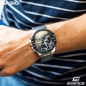 카시오 에디피스 ECB-950DB-1ADF 태양광충전 자동시간보정 크로노그래프 메탈시계