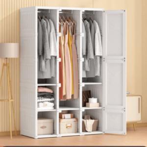간이 접이식 옷장 설치 미니 간편 가정용 원룸 조립식