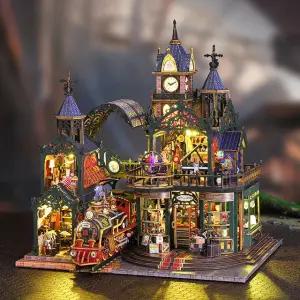 DIY 미니어처 매직 하우스 마법의 기차역