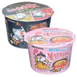 삼양 불닭볶음면컵 105g 4개 + 까르보 불닭볶음면컵 105g 4개 (총8개)
