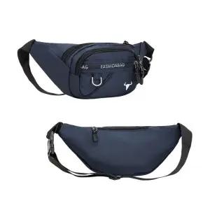 캐주얼 경량 지퍼 힙색 슬링백 여행 등산 보조가방 (WFJCBMG)
