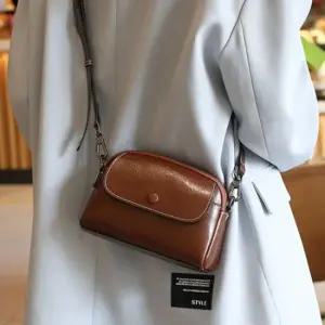 [이쁘다] 빈티지 미니 소가죽 크로스백