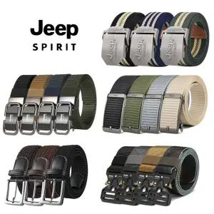 JEEP SPIRIT 남성 캐주얼 패브릭 벨트 모음전