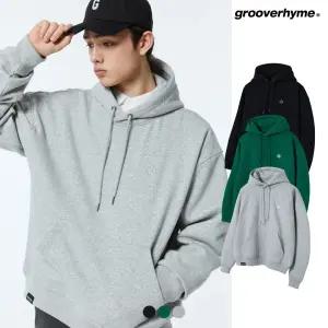 [그루브라임]유니) CIRCLE GROOVERHYME LOGO HOOD (LRRSCTH104M)