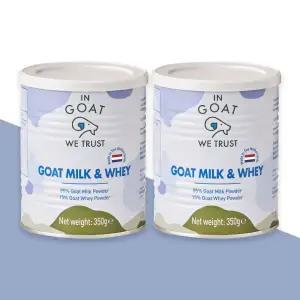 [백화점 입점 브랜드]인고트 산양유 분말 * 2통_고트밀크 앤 웨이_단백질 강화_유럽인증_공식수입원 소프트링크