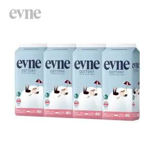 [킨도][이브네] 코트니 순면감촉 롱 팬티라이너 40매x4팩