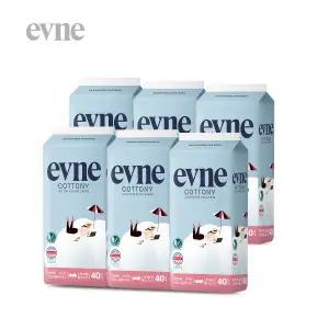 [킨도][이브네] 코트니 순면감촉 롱 팬티라이너 40매x6팩