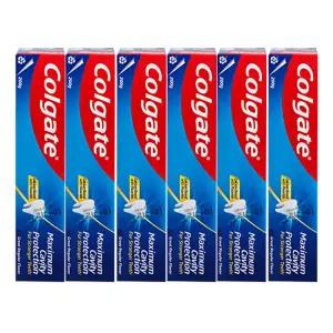 콜게이트 맥시멈 캐비티 프로텍션 그레이트 레귤러 플레이버 치약 200g x6개