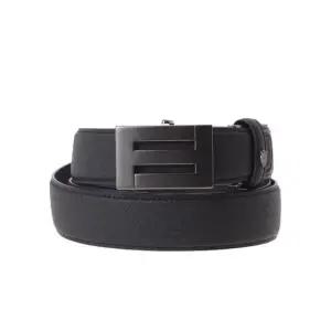 [갤러리아] 레노마셔츠 FOCE 롱벨트 소가죽 흑니켈 무광 방패장식 자동벨트 FPFBE1202BK