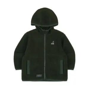 [캉골키즈]후디드 집업 플리스 점퍼 RD 0204 차콜