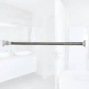 스텐 길이조절 압축봉 커튼봉 옷봉 걸이 110-300cm