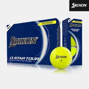 [던롭스포츠코리아정품]스릭슨 Q-STAR 투어 5 골프볼[남여공용][옐로우][3피스 12알]