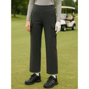 [하프클럽/맥케이슨]여성 캐시미어울100% 니트 팬츠 차콜 MDW3PT621CHA