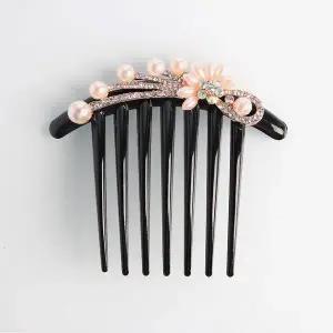 [콩심팥심]여자빛핀 헤어핀 머리 포인트 헤어장식 고급 집게핀