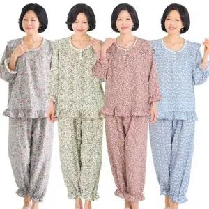 [엄마옷 로즈맘] 유강프릴홈웨어상하세트