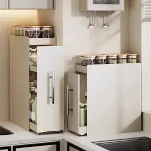 철제 슬라이드 양념통 틈새 수납장 (WFK2MP1)