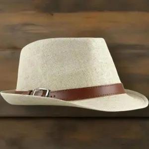 [다잇템]남성 스타일리시 미니멀리즘 가죽벨트 모자_P406586417