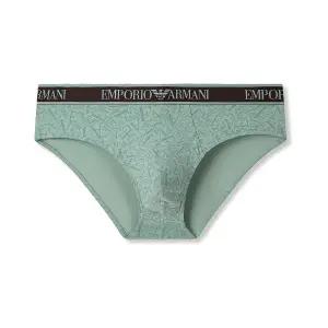 [롯데백화점]엠포리오아르마니 남성 로고 패턴 코튼 브리프 삼각팬티 (0815311310)