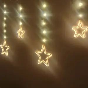 LED 스타네온전구 창문 홈데코 카페 테라스 인테리어 전구