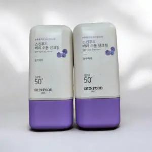 스킨푸드 화잘먹 베리 수분 선크림 1+1
