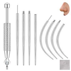 LORACOXS 피어싱 테이퍼 삽입 도구 볼 그래버 키트 14