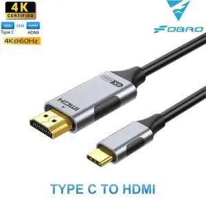 HDMITODVI 4K USB C-HDMI 케이블 4K120Hz 8K60Hz 나일론 편조 Type-C-HDMI Thunderbolt 345macBook Phone