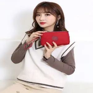 [콩심팥심]여자 페브릭 미니 사이즈 클러치 핸드폰 지갑 파우치