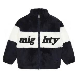 [보리보리/에꼴리에]남아 배색 레터링 퍼 플리스 점퍼 21D0104_NY