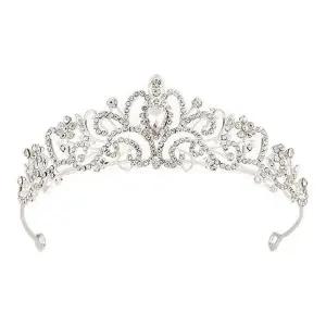 [콩심팥심]여성 티아라 왕관 셀프웨딩 신부 머리띠 헤어장식