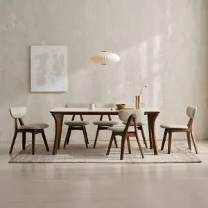 메사 알링턴 리버서블 통세라믹 원목 6인용 식탁세트(의자6)