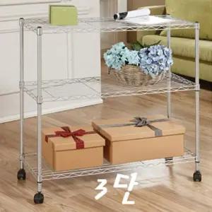 세강매탈선반19파이 (신3단600) 상턱 메탈선반 수납장 철재선반 앵글