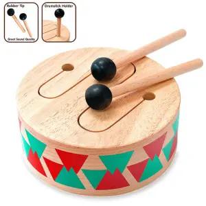 유아용 원목드럼 베이비 아기북장난감 베이직드럼놀이 유아북
