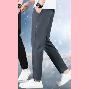 편한 기모바지 스판 남성 밴딩 방한 겨울 정장팬츠 일자바지 빅사이즈 모정장 작업복 남자