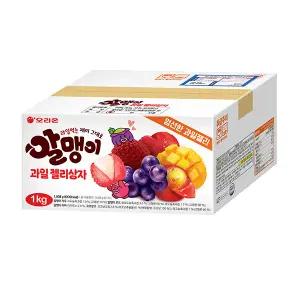 오리온 알맹이 과일 젤리 상자, 1개