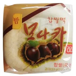 리리식품 리리 찹쌀떡 단일 밤맛 모나카 840g(35g 24개) 이강산닷컴