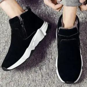 신발 털 남성 캐주얼 슈즈 겨울 남성단화 2색 (49L1h)