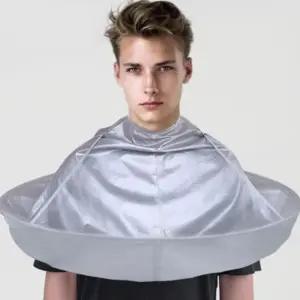 원형 가정용 셀프 염색 파마 미용 가운 망토 커트보 보자기