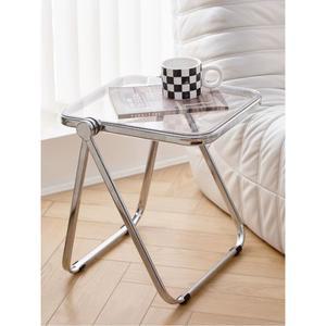 아크릴 접이식 사이드 티테이블 홀로그램 35.5 선물 A. 접이식테이블