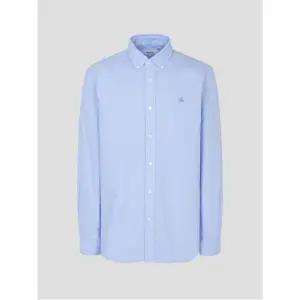 [빈폴멘] 브러쉬드 옥스퍼드 솔리드 셔츠  스카이 블루 (BC4X64O25Q)