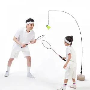셀프 배드민턴 연습 기구 휴대용 배드민턴 훈련 기구 스매시 자동