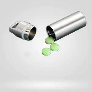 스테인레스 휴대용 알약통 여행용 휴대용약통케이스 영양제통 약통케이스 요일약통