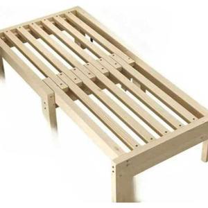 접이식 원목 침대프레임 평상형 나무 자취방 슈퍼싱글 침대