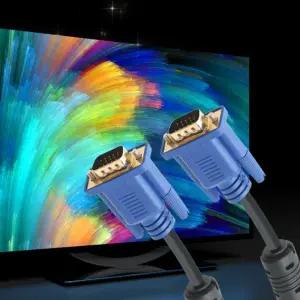 노이즈필터 RGB 모니터케이블 티비선 빔프로젝터 CRT LCD 4M 연결선 옛날 화면출력 가정용 커넥터 2M 5M 3M