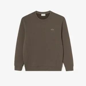 라코스테 스포츠 시그니처 테크니컬 피케 크루넥 스?셔츠 다크브라운 SH615E-55N SKB