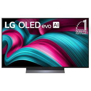 돌비 애트모스, 비전, HDR10, AI 슈퍼 업스케일링 4K, 영화 제작 모드, 와우 오케스트라, 알렉사 내장형 LG 48인치급 OLED evo 4K C5 시리즈 스마트 TV (OLED48C5PUA, 2025)