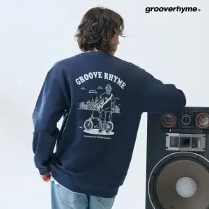 [그루브라임]남성 3단쭈리 맨투맨(미니자전거/세미오버핏) (HRTSCTM103M)