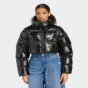 아디다스 글로시 투인원 크롭 퍼퍼 - 블랙 / JX2988