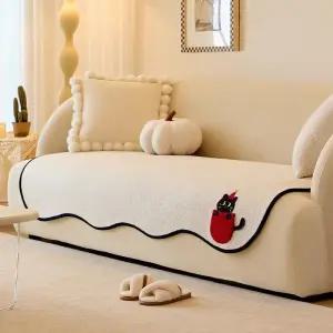 리진 하우스캣 양털 소파패드 3인용 (90X180cm)