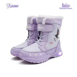 아트박스/산리오 쿠로미 하트 라이팅 방한부츠